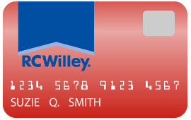 RC Willey Credit Card