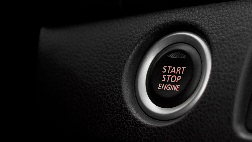 Car engine start button