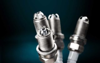 Image of spark plugs. Spark plug car repair concept