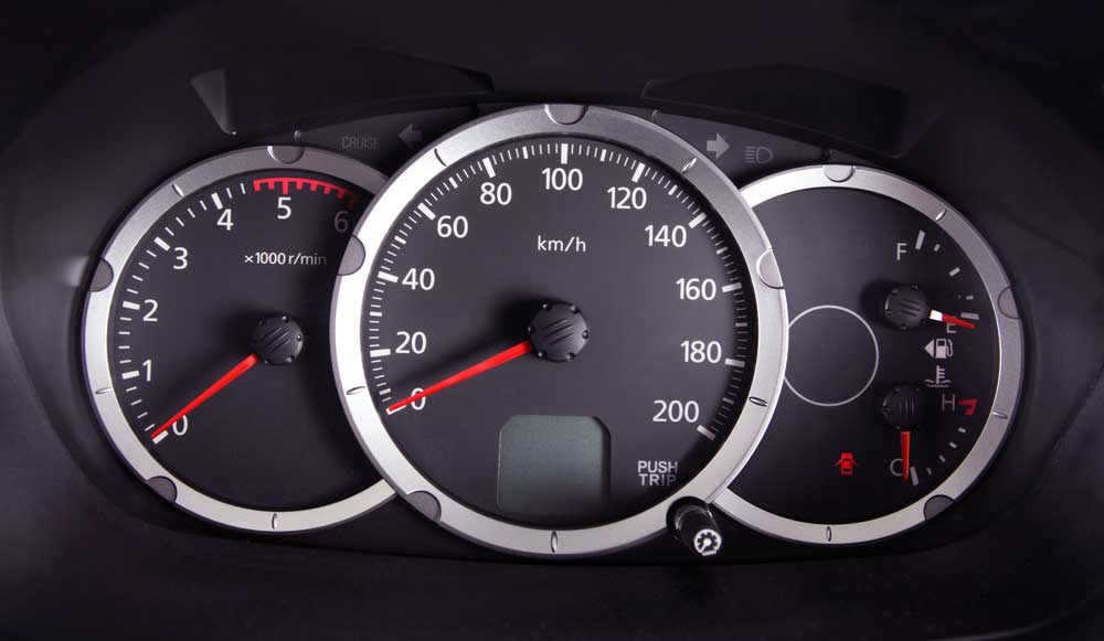 car dashboard meters. automotive concept.