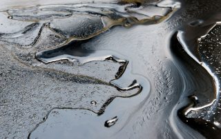 oil spill on garage floor