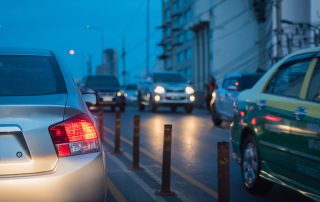 traffic jam in rush hour