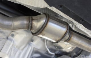 Catalytic converter of modern vehicle.