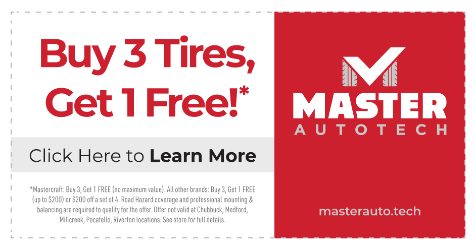 Buy 3 Tires, Get 1 Free