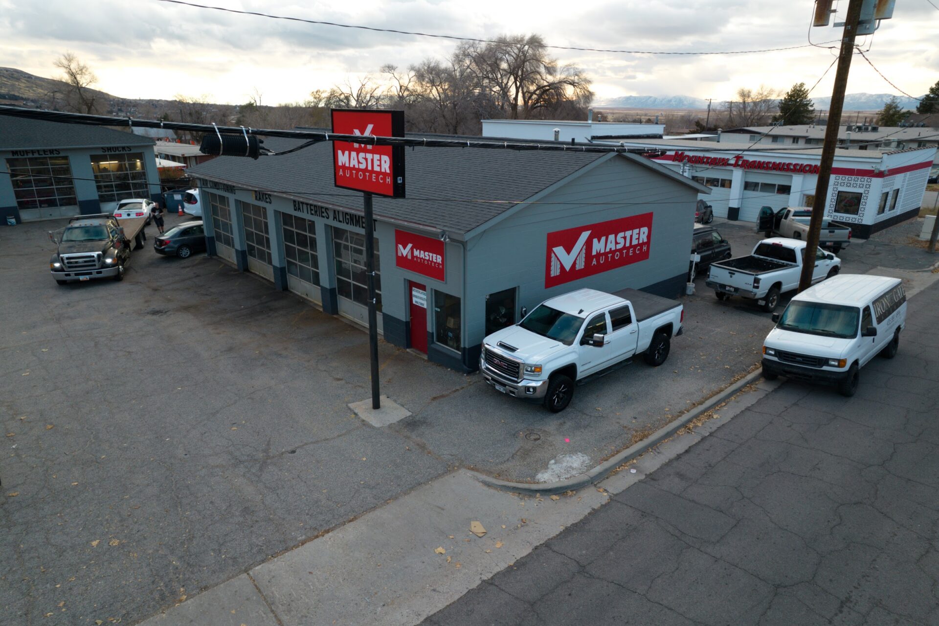 Master AutoTech Brigham City storefront and sign at 21 W 700 S, Brigham City, UT 84302