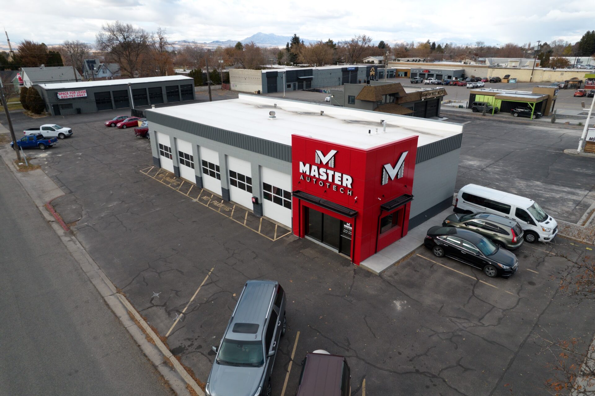 Master AutoTech Logan storefront and sign at 601 N Main St, Logan, UT 84321