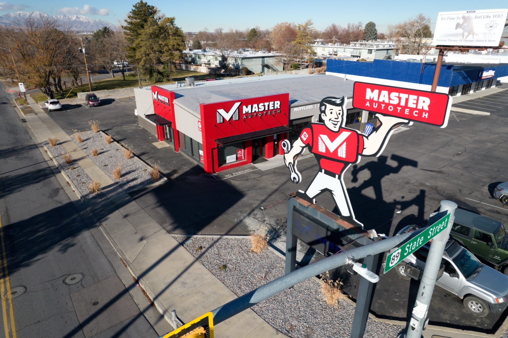 Master AutoTech Murray storefront and sign at 6790 State St, Murray, UT 84107