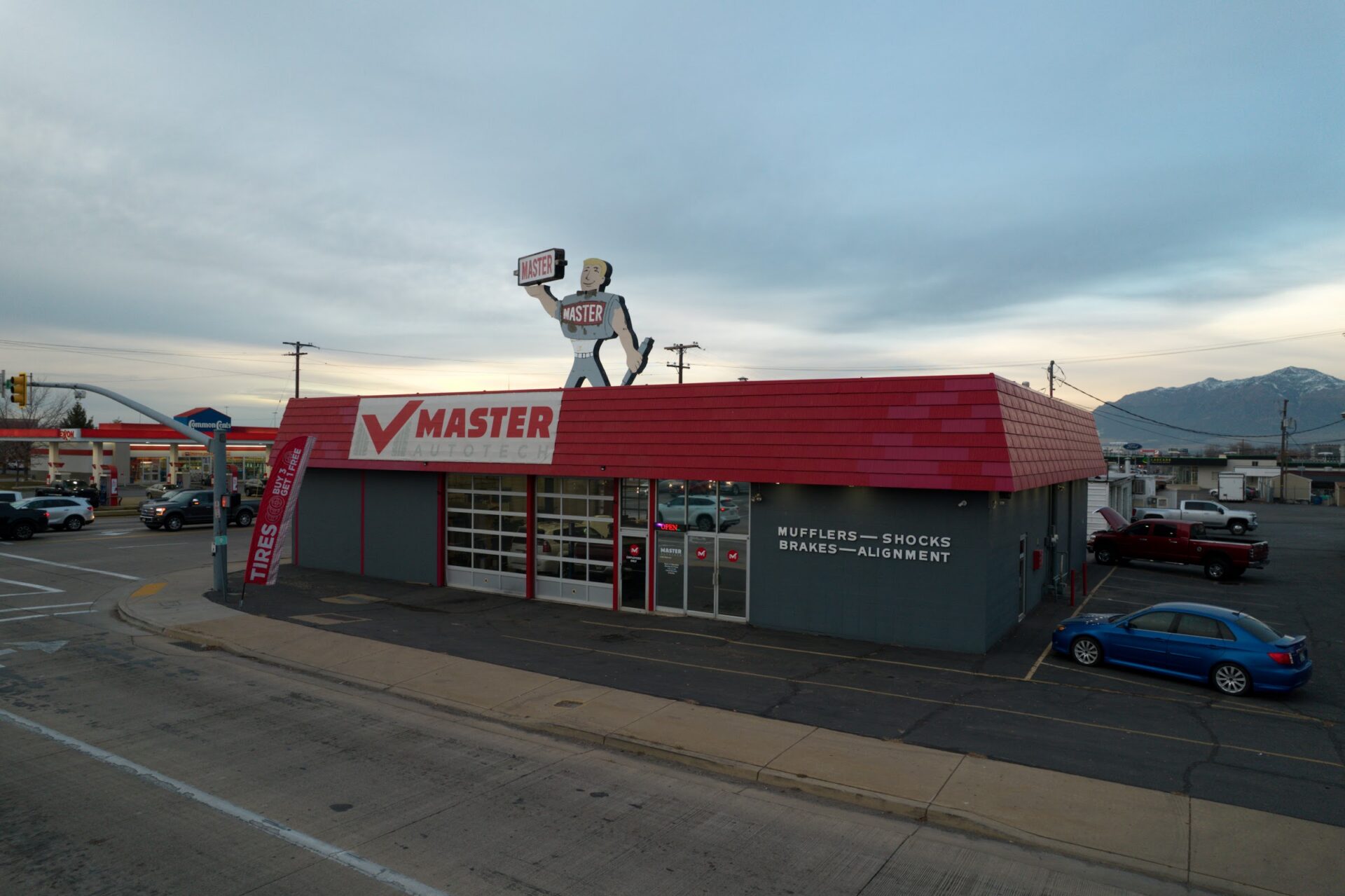 Master AutoTech Ogden storefront and sign at 3590 Wall Ave, Ogden, UT 84401