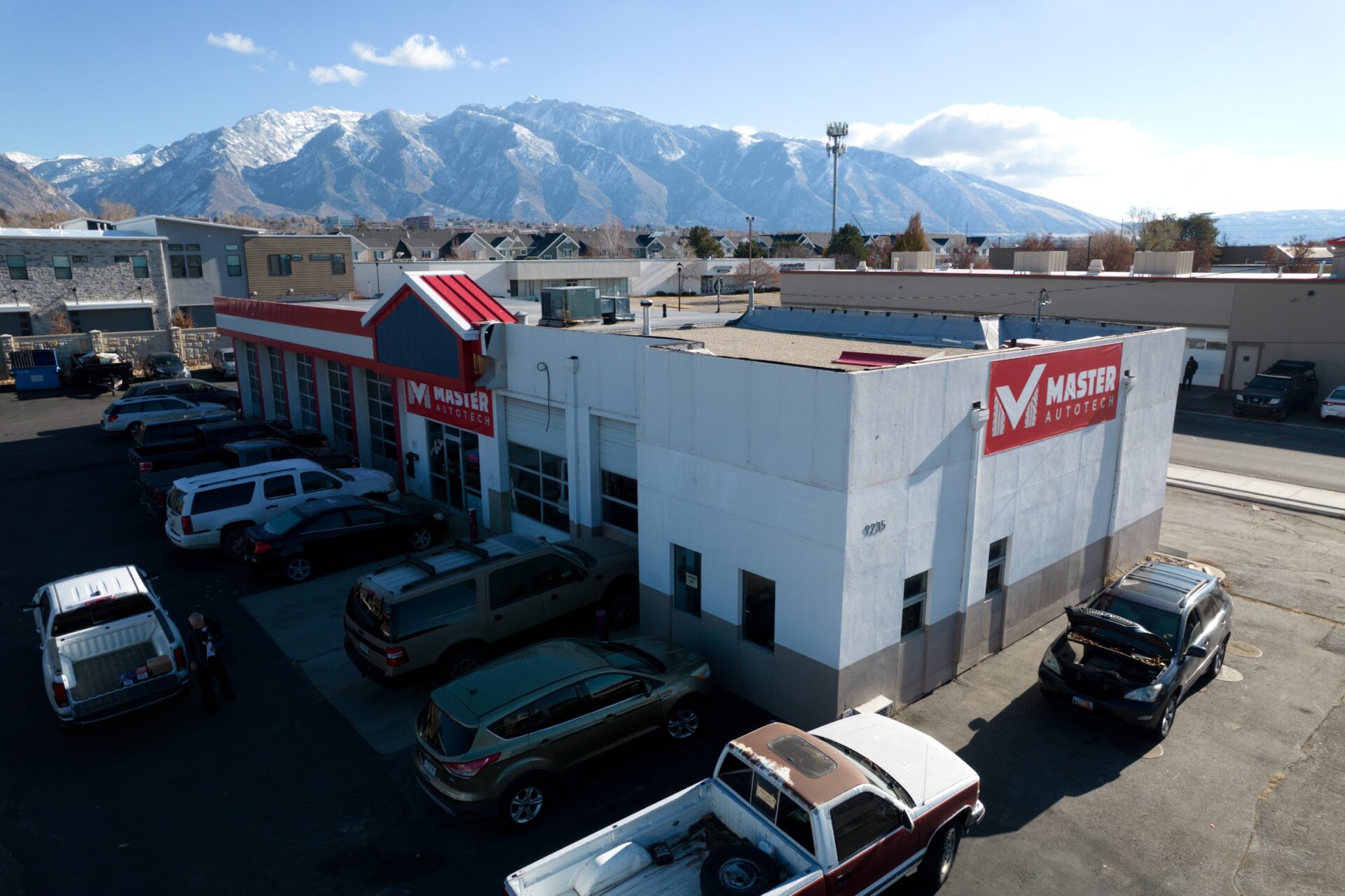 Master AutoTech Sandy storefront and sign at 9235 700 E, Sandy, UT 84070