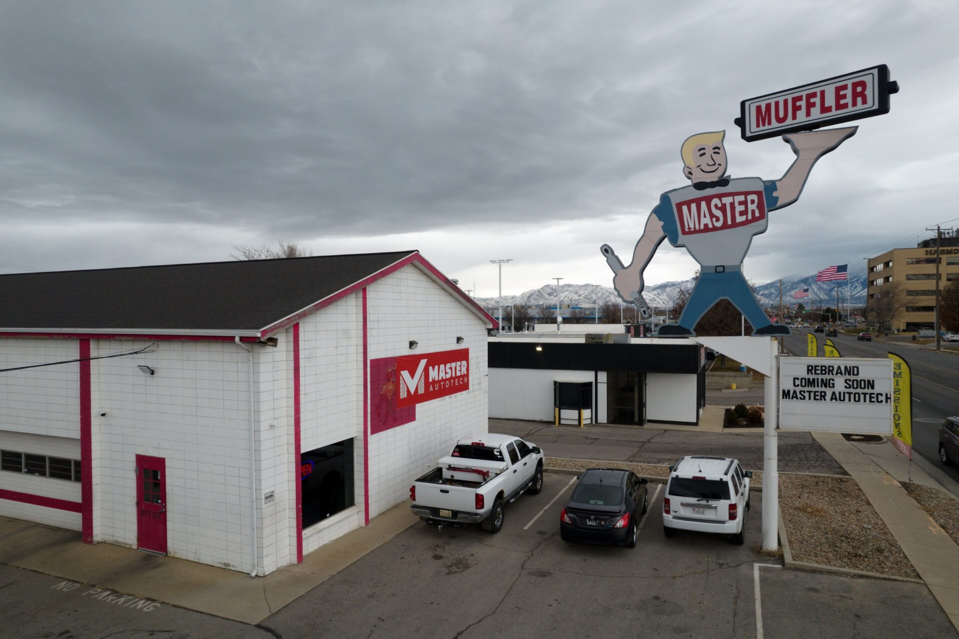 Master AutoTech West Valley storefront and sign at 4118 W 3500 S, West Valley City, UT 84120